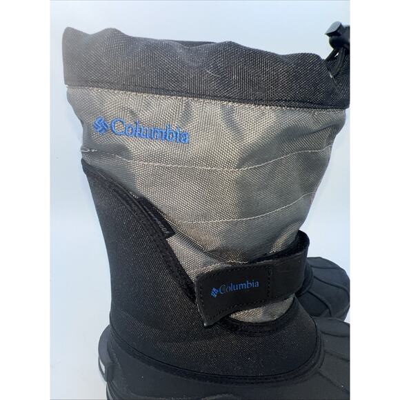 NEW Columbia Kids Snow Boots Insulated Powderbug Black WaterproofYouth Size 11 - Picture 2 of 8